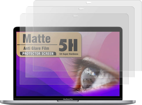 KEANBOLL 3PACK Anti-Glare Screen Protector for MacBook Air 13 M1 /MacBook Pro 13 Inch M2/M1 (2022-2018), Model A2338 A2289 A2251 A2159 A1706 A1708 A1989 A2337 M1 A2179 A1932, Anti Fingerprint, Matte