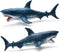 gemini&genius Great White Shark - Sea Life Action Figure Ocean Model Toy Set Educational , Role Play, Swim, Bath and Collectors for Kids
