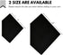 WELLAND 7-Inch Black Floating Corner Shelves Set of 2, Wall Mounted Storage Shelf with White Finish for Bedroom, Living Room, Bathroom, Display Shelf for Small Plant, Photo Frame, Toys