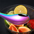 JYJFGSFA Chinese Metal Soup Spoons and Chopsticks Set for 4 People, Reusable Stainless Steel Ramen Short Handle Spoon Set Asian, Christmas Gift Dishwasher Safe (Rainbow) (JYKS)