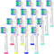 16 Count Replacement Brush Heads Compatible with Oral B Braun Electric Toothbrush, Deep and Precise Cleaning.