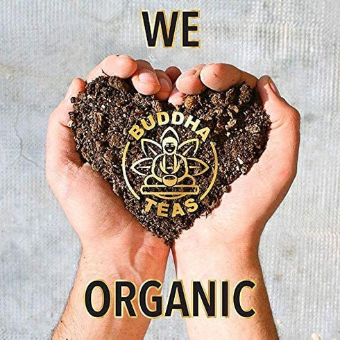 Buddha Teas Organic Passion Flower Tea - OU Kosher, USDA Organic, CCOF Organic, 18 Bleach-Free Tea Bag