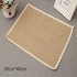 FiveRen Burlap Placemats Jute Rustic Table Mats Ladder Lace Look & One of Life's Little Home Luxuries for Parties, Weddings, Special Occasions, BBQ's, Holidays, Everyday Home Decor (Set of 8)