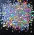 LoveOurHome 60g Butterfly Shapes Chunky Glitter Flakes Holographic Mylar Glitter Sequins Confetti Sparkles Manicure Nail Design Decor Resin Epoxy Accessories Crafts Supply (Butterfly)