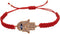 KISONI Hamsa Bracelet Cubic-Zirconia Evil Eye Hand of Fatima Charm Protection Red String Bracelets
