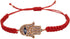 KISONI Hamsa Bracelet Cubic-Zirconia Evil Eye Hand of Fatima Charm Protection Red String Bracelets