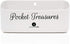 A.J.A. & MORE Pocket Treasures Bin Coin Holder for Laundry Room Organization Storage Space Saving - Sturdy Magnetic Quarter Holder Wall Mount (Light Grey)