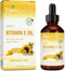 100% Plant Extract Vitamin E Oil 35,000 IU + Organic Rosehip & Jojoba Blend - 4 OZ Bottle. FAST Absorbing Skin Protection For Face & Body. Pure Ingredients - Ideal For Sensitive Skin - Use Daily