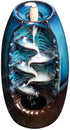 Attom Tech Home Back Flow Incense Burner, Ceramic Waterfall Incense Holder, Incense Ash Catcher