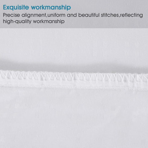 STONECREST Gusseted Pillow Protector - 1 PC, Zipper Premium Gusset Pillow Encasement Covers(400tc Dot Jacquard-Gusset, King)