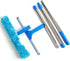 JSMASTER Professional Window Cleaning Combo Squeegee and Microfiber Window Washer with Long Handle 14" 35cm 1pack