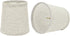 Aspen Creative 32832-2 Small Hardback Empire Shape Chandelier Clip-On Lamp Shade Set (2 Pack), Transitional Design in Flaxen, 5" bottom width (4" x 5" x 5")