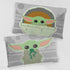 Jay Franco Star Wars The Mandalorian The Cutest Bounty 1 Pack Pillowcase - Double-Sided Kids Super Soft Bedding - Features The Child Baby Yoda Grogu (Official Star Wars Product)
