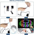 DAYBETTER Led Strip Lights 16.4ft Waterproof Color Changing Led Lights with Remote Controller