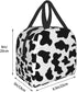 Cool Cow Lunch Box Insulated Lunch Boxes Waterproof Lunch Bag Reusable Lunch Tote With Front Pocket For School Office Picnic