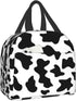 Cool Cow Lunch Box Insulated Lunch Boxes Waterproof Lunch Bag Reusable Lunch Tote With Front Pocket For School Office Picnic