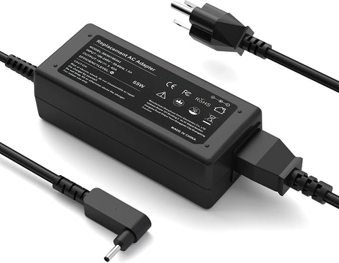 19V 3.42A 65W AC Adapter Laptop Charger for Acer Chromebook 15 R11 11 13 14 Series C720 C740 C731 CB3-431 CB3-111 CB3-532 CB5-132T CB3-431 CB3-131 N15Q9 N16P1 N15Q8 N15Q10 Power Cord