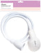 Diane Portable Shampoo Spray Hose – Sink Hose Nozzle for Washing Hair – 43” – White – D880