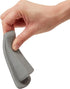 Large Rubber Door Stopper Wedge for Carpet, Wood, Tile Floor (Grey, 4.8 in, 12 Pack)