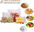 GERYON Vacuum Sealer Bags, Pre-Cut Food Sealer Bags Quart Size 8"x12" for Food Storage & Sous Vide Cooking, 50 Count