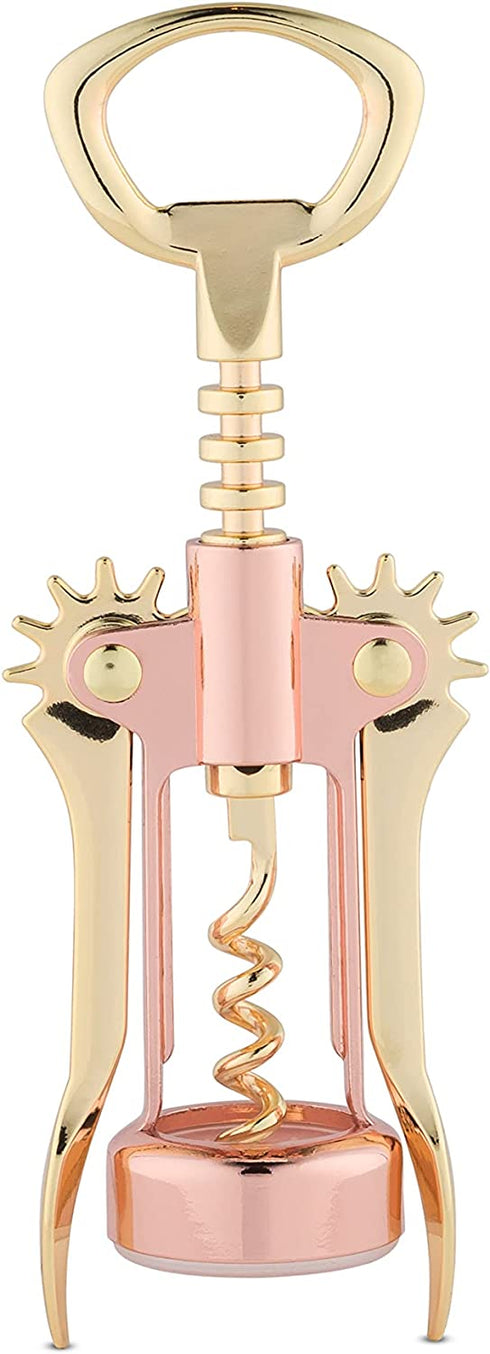 Twine Copper and Gold Winged Corkscrews