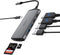 USB C Dock Laptop Docking Station Dual Monitor Triple Display with 4K HDMI, 2 USB 3.0 Ports, SD/TF Slots and PD 100W Charging Port, 7 in 1 Hub for HP/Dell/XPS/Lenovo/MacBook Pro Full-Featured Laptops
