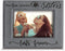 The Love Between Sisters Lasts Forever-Birthday, Christmas gift for Sister-Engraved Leather Picture Frame (4 x 6 Horizontal)