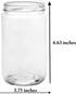 Glass Storage Jars with Lids - Extra Wide Mouth Storage Jar 32 oz - 2 (BPA Free) Plastic Storage Lids - Made in the USA by Jarming Collections