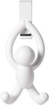 Umbra Buddy Space-Saving Over The Cabinet Storage Hooks, Kitchen and Bathroom Organizer, Set of 2, White, 2 Count