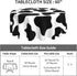 Cow Print Tablecloth Round Washable Table Cover for Kitchen Dining Picnic Party Table Mats 60 Inch