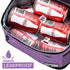 Insulated Lunch Bag for Women Men, Leakproof Thermal Reusable Lunch Box for Adult & Kids by Tirrinia, Lunch Cooler Tote for Office Work, Purple
