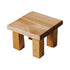 Wood Stool - Display Baby Photography Prop, Cute Small Bench Strong Legs Seat Foot Stool DIY Furniture Stool for Living Room Bathroom Bedroom (Types:1)