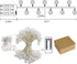 33 FT 80 LED Battery Operated Globe Ball String Lights Fairy String Lights Decor for Bedroom Patio Indoor & Outdoor Party Wedding Christmas Tree Garden Lawn Landscape with Remote Warm White