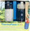 Thermoflask Stainless Steel Kids 14oz Straw Bottle 2pk Harbor Grey, Denim
