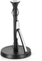 Hystun Standing Paper Towel Holder Tension Arm Paper Towel Holder Stainless Steel Single Tear Paper Towel Holder Countertop Roll Dispenser for Kitchen Countertop & Dining Room Table Black