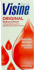 Visine Original Redness Reliever Eye Drops - 0.5 oz, Pack of 2