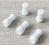 APUXON 20pcs White Plastic Cord Tassel Window Blind Cord Knobs Drops Pull End for Blinds or Shades