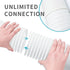 Zomia Portable Air Conditioner Hose 5.9 Inch Diameter 80" Length, AC Exhaust Hose Anti-Clockwise Thread Air Conditioner Parts Compatible with Haier, LG, Delonghi and More