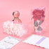 BENECREAT 20 Pack 2.7x2.7x6.3" Plastic Boxes Rectangle Plastic Party Favor Boxes for Wedding Party Treat Candy Cupcakes