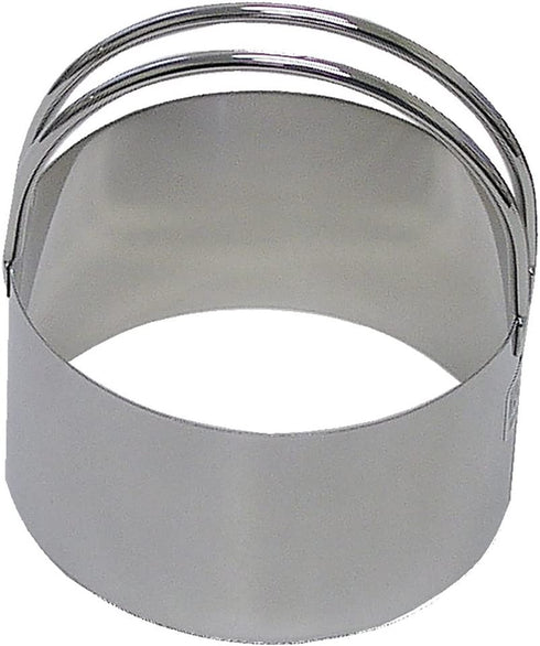 R&M International Stainless Steel 2-3/4" Round Biscuit Cutter with Handle, 1-Piece