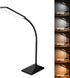 LED Desk Lamp, RAOYI 12W Dimmable Table Lamp Eye-Caring Reading Light with USB Charging Port, Touch Control, 5 Lighting Modes and 7-Level Brightness for Home Office Bedrooms (Black)