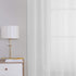 Pure White Sheer Curtain Panels 63 inches Long - 2 Panels Top Grade Gauze Grommet Solid Texture Soft Voile Window Drapes for Bedroom Living Room(38 Wide x 63-inch Length)