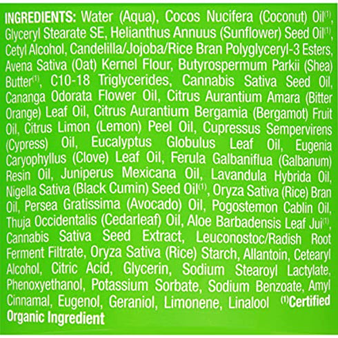 Jason Moisturizing Crème, De-Stress Cannabis Sativa Seed Oil, 4 Oz