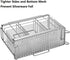 Utensil Holder Sink Caddy Sponge Holder with 3 Divided Compartments, Sturdy 304 Stainless Steel, Rust Proof