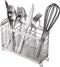 Utensil Holder Sink Caddy Sponge Holder with 3 Divided Compartments, Sturdy 304 Stainless Steel, Rust Proof