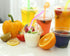 TashiBox 9 Ounce -100 Pack plastic cups with dome lids | Plastic Cocktail Glasses with lids | Plastic Drinking Cups with Lids | Bulk Party Cups | Wedding Tumblers