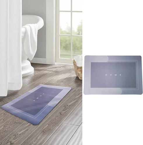 Super Absorbent Floor Mat?Quick Dry Bathmat , Floor Mat Soft Carpet Slip-Resistant Bathing Room Rug Floor Door, Washable Cushion Mat 23" x 16" (Square)