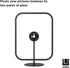 Umbra Infinity Picture Frame, Floating Photo Display for Desk or Wall, 5x7, Black