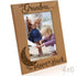 KATE POSH - Grandma I Love You to the Moon and Back Engraved Natural Wood Picture Frame, Mother's Day Gifts for Grandma, Birthday Gifts for Grandmother, Best Grandma Ever (4x6-Vertical)