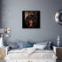 Black Art Paintings for Wall Afro Woman African American Portrait Wall Art Black Girl Magic Poster Canvas Printed Paintings for Home Wall Decor Bedroom Bathroom Decorations 16x16inch Unframed